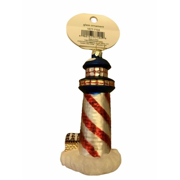 New Christmas Tree Glass Painted Ornament, Holiday - Picture 1 of 5